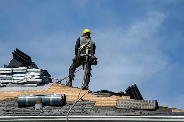 Professional Gutter Installation technician working in Neah Bay, WA